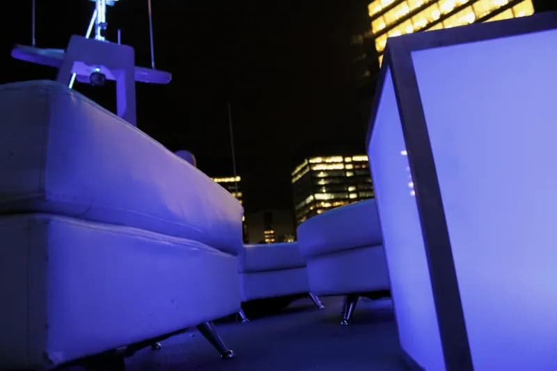 Top deck at dusk