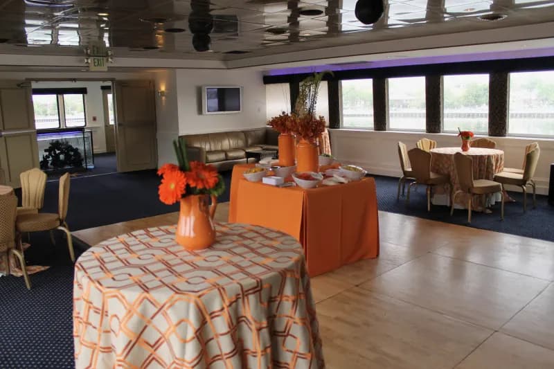 Celebration in the lounge