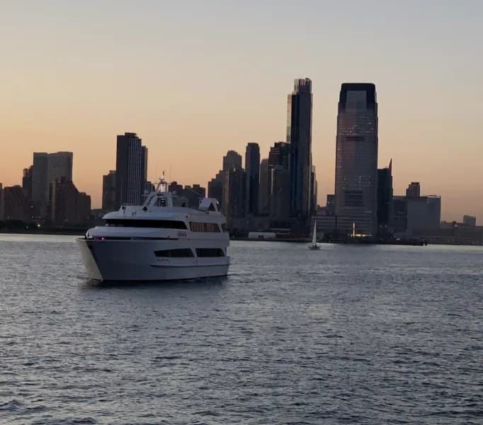 Harbor scenery from the yacht